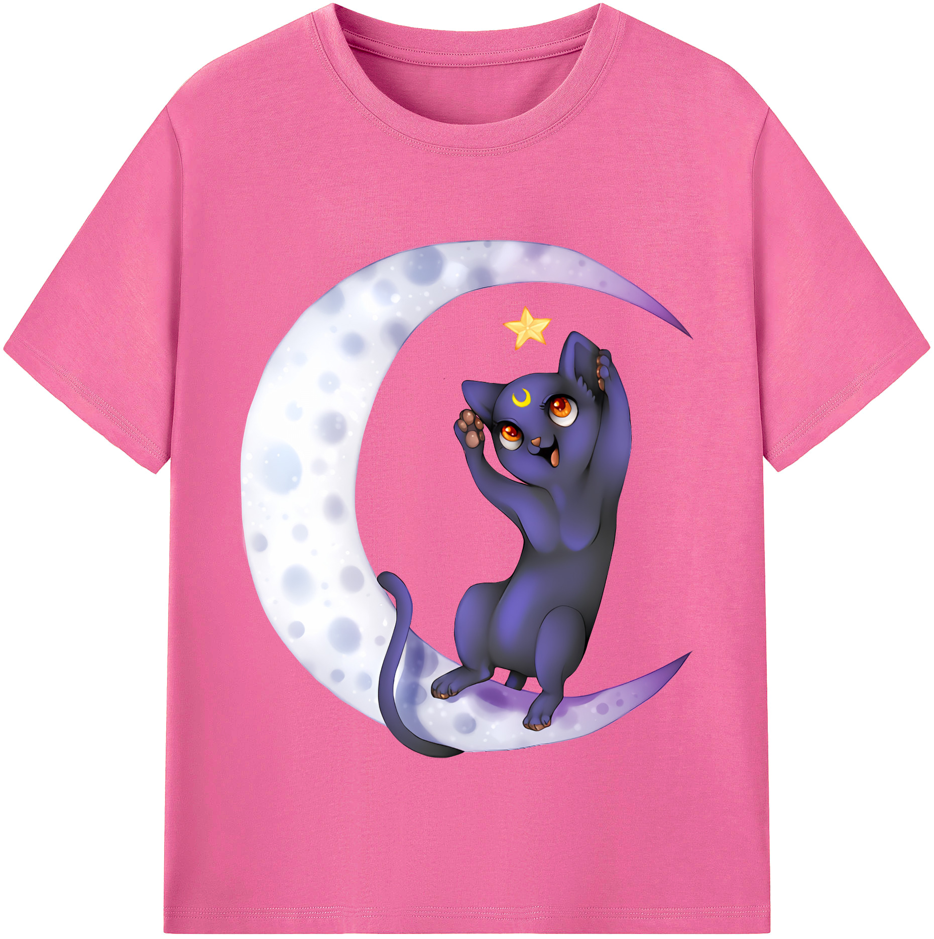 （画像用） 美少女戦士セーラームーン Sailor Moon レディースカジュアルプリントTシャツ（綿100％）